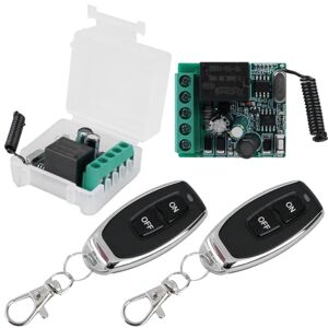 Vaileal Télécommande sans fil FR 433 MHZ 1 canal : AC 220 V 230 V Relais sans fil Récepteur avec 2 émetteurs de commande radio, module relais RF Interrupteur Transmetteur pour porte de garage Rideau - Publicité Vaileal Télécommande sans fil FR 433 MHZ 1 canal : AC 220 V 230 V Relais sans fil Récepteur avec 2 émetteurs de commande radio, module relais RF Interrupteur Transmetteur pour porte de garage Rideau - Publicité