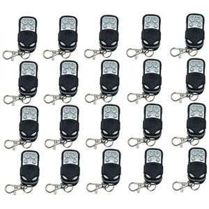 GC GLOBALCOMMERCE 20 télécommandes pour Portail et Garage à Code Fixe 433.92 MHz avec 4 Touches - Publicité GC GLOBALCOMMERCE 20 télécommandes pour Portail et Garage à Code Fixe 433.92 MHz avec 4 Touches - Publicité