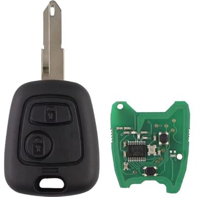 Pro-Plip Clé complète avec électronique à Programmer Plip Compatible avec 107 207 307 407 106 206 306 406 405 Patner Xsara Saxo Berlingo Aygo Coque Télécommande - Publicité Pro-Plip Clé complète avec électronique à Programmer Plip Compatible avec 107 207 307 407 106 206 306 406 405 Patner Xsara Saxo Berlingo Aygo Coque Télécommande - Publicité