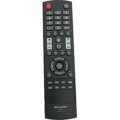 Sharp Télécommande d'origine pour téléviseur LCD HDTV LC-RC1-14 LCRC114 - Publicité Sharp Télécommande d'origine pour téléviseur LCD HDTV LC-RC1-14 LCRC114 - Publicité