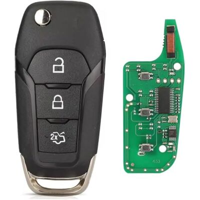 Pro-Plip ProPlip Clé complète avec électronique à Programmer Compatible avec Ford KA Focus Fiesta F150 S-Max Ranger Transit Connect Galaxy Mondeo V 434MHz ID49 Télécommande Vierge - Publicité Pro-Plip ProPlip Clé complète avec électronique à Programmer Compatible avec Ford KA Focus Fiesta F150 S-Max Ranger Transit Connect Galaxy Mondeo V 434MHz ID49 Télécommande Vierge - Publicité
