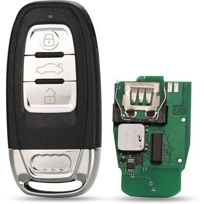 Pro-Plip Clé complète avec électronique à Programmer, Compatible avec Audi A4 A5 A6 A7 A8 S4 S5 S6 S7 S8 Q3 Q5 3 Boutons 434 MHz ID46 PCF7945 télécommande Vierge - Publicité Pro-Plip Clé complète avec électronique à Programmer, Compatible avec Audi A4 A5 A6 A7 A8 S4 S5 S6 S7 S8 Q3 Q5 3 Boutons 434 MHz ID46 PCF7945 télécommande Vierge - Publicité