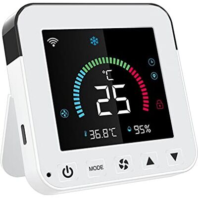 HCLZOE Tuya Smart Life DC5V Climatiseur Thermostat IR Télécommande Minuterie Température Humidité Capteur - Publicité HCLZOE Tuya Smart Life DC5V Climatiseur Thermostat IR Télécommande Minuterie Température Humidité Capteur - Publicité