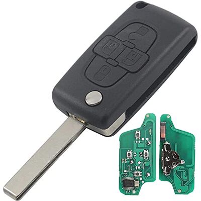 Pro-Plip ProPlip Clé complète avec électronique à Programmer Compatible pour Citroen C8 Peugeot 807 1007 TELECOMMANDE 4 Boutons Portes latérales CE0523 433 MHz - Publicité Pro-Plip ProPlip Clé complète avec électronique à Programmer Compatible pour Citroen C8 Peugeot 807 1007 TELECOMMANDE 4 Boutons Portes latérales CE0523 433 MHz - Publicité