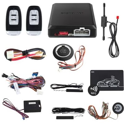Easyguard Smart entré PKE Passif Télédéverrouillage Alarme De Voiture Système Télécommande Moteur Démarrage Débutant Poussoir démarrage Bouton & Touch Mot de passe entré sans clé Go système - Publicité Easyguard Smart entré PKE Passif Télédéverrouillage Alarme De Voiture Système Télécommande Moteur Démarrage Débutant Poussoir démarrage Bouton & Touch Mot de passe entré sans clé Go système - Publicité