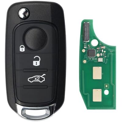 Pro-Plip Clé complète électronique à Programmer Compatible avec Fiat Fiat 500X Tipo Egea 3 Boutons Télécommande ID48 4A AES MQB 16FA Vierge - Publicité Pro-Plip Clé complète électronique à Programmer Compatible avec Fiat Fiat 500X Tipo Egea 3 Boutons Télécommande ID48 4A AES MQB 16FA Vierge - Publicité