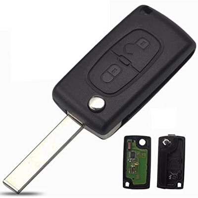 Pro-Plip Clé complète avec électronique à Programmer pour C1 C2 C3 C4 C5 C6 C8 Berlingo Xsara Picasso 107 207 208 307 308 3008 807 CE0536 Lame avec rainures Télécommande @ - Publicité Pro-Plip Clé complète avec électronique à Programmer pour C1 C2 C3 C4 C5 C6 C8 Berlingo Xsara Picasso 107 207 208 307 308 3008 807 CE0536 Lame avec rainures Télécommande @ - Publicité