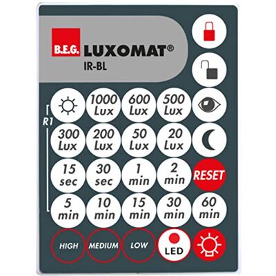 EGB télécommande de programmation pour détecteur bl2, bl4 et bl4-k/c beg 93055 - Publicité EGB télécommande de programmation pour détecteur bl2, bl4 et bl4-k/c beg 93055 - Publicité