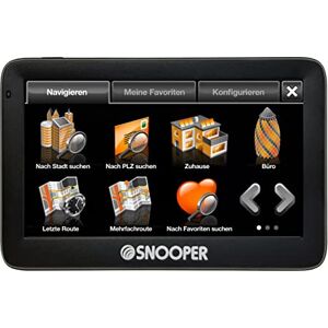 Snooper Ventura S5100 Plus GPS pour Caravane et Camping-Car avec Technologie multiroute, jonction et Guidage de Voie – Comprend des mises à Jour gratuites à Vie des Cartes UK/UE et Un écran LCD de - Publicité