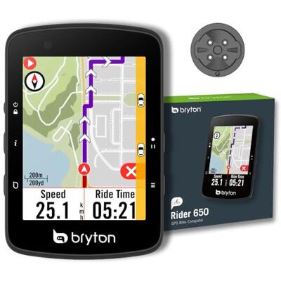 Bryton Rider 650/550 Compteur GPS pour vélo, écran Couleur 2,8", Navigation détaillée Virage par Virage, réglage Automatique de la luminosité, Compatible Bluetooth et Ant+ - Publicité Bryton Rider 650/550 Compteur GPS pour vélo, écran Couleur 2,8", Navigation détaillée Virage par Virage, réglage Automatique de la luminosité, Compatible Bluetooth et Ant+ - Publicité
