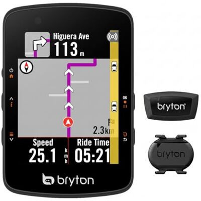Bryton Rider 650/550 Compteur GPS pour vélo, écran Couleur 2,8", Navigation détaillée Virage par Virage, réglage Automatique de la luminosité, Compatible Bluetooth et Ant+ - Publicité Bryton Rider 650/550 Compteur GPS pour vélo, écran Couleur 2,8", Navigation détaillée Virage par Virage, réglage Automatique de la luminosité, Compatible Bluetooth et Ant+ - Publicité