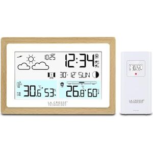 La Crosse Technology Station météo contour bois WS6282 - Publicité La Crosse Technology Station météo contour bois WS6282 - Publicité