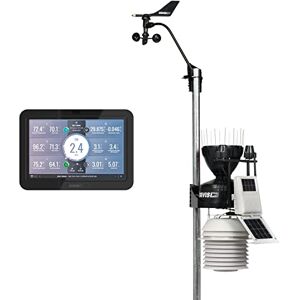Davis Instruments Davis Vantage Pro2 Station météo sans fil avec console WeatherLink, bouclier de rayonnement aspiré 24 heures, capteurs UV et solaires - Publicité Davis Instruments Davis Vantage Pro2 Station météo sans fil avec console WeatherLink, bouclier de rayonnement aspiré 24 heures, capteurs UV et solaires - Publicité