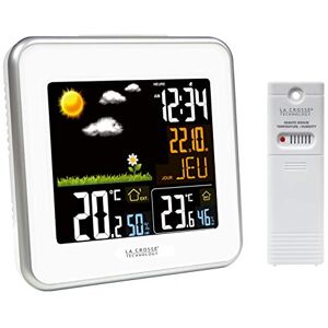 La Crosse Technology WS6821 Station Météo avec écran Colorée Blanc - Publicité La Crosse Technology WS6821 Station Météo avec écran Colorée Blanc - Publicité