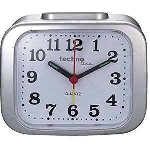 techno line Technoline Réveil à Quartz modèle XL, réveil rétro, Alarme puissante, écran Clair, Argent, Genève XL Argent, XXL - Publicité techno line Technoline Réveil à Quartz modèle XL, réveil rétro, Alarme puissante, écran Clair, Argent, Genève XL Argent, XXL - Publicité