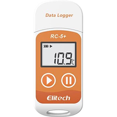 Elitech Enregistreur de Température USB RC-5+ Mini Enregistreur de Données 32000 Thermomètre Numérique Rapport PDF CSV Auto Alarme - Publicité Elitech Enregistreur de Température USB RC-5+ Mini Enregistreur de Données 32000 Thermomètre Numérique Rapport PDF CSV Auto Alarme - Publicité