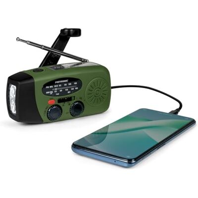 Metronic 477216 Petite Radio FM Solaire Portable Chargement 2000mAh Dynamo Poste avec Bouton SOS Alarme Urgence Fonction Torche Eclairage LED pour Camping, Bivouac- Vert - Publicité Metronic 477216 Petite Radio FM Solaire Portable Chargement 2000mAh Dynamo Poste avec Bouton SOS Alarme Urgence Fonction Torche Eclairage LED pour Camping, Bivouac- Vert - Publicité