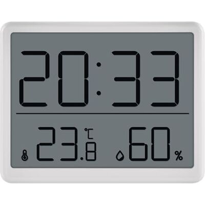Emos Thermomètre et Hygromètre Numériques - Thermomètre + Hygromètre - Publicité Emos Thermomètre et Hygromètre Numériques - Thermomètre + Hygromètre - Publicité