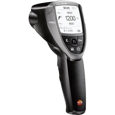 Testo Thermomètre infrarouge et à contact Optique 50:1, -10 à +1500°C 835-T2 - Publicité Testo Thermomètre infrarouge et à contact Optique 50:1, -10 à +1500°C 835-T2 - Publicité