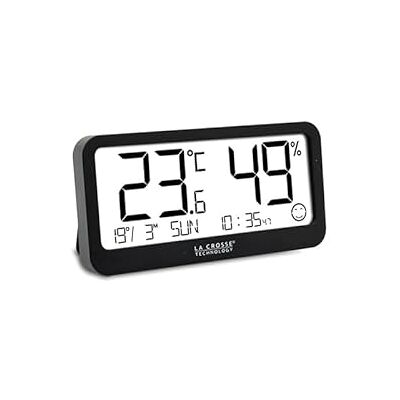 La Crosse Technology - WT136 Station thermo/hygro avec date et indicateur de confort Noir - Publicité La Crosse Technology - WT136 Station thermo/hygro avec date et indicateur de confort Noir - Publicité