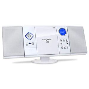 OneConcept V-12 Chaine stéréo Lecteur CD-MP3 USB SD blanche - Publicité