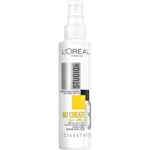 Garnier L'Oréal Paris Spray Coiffant Fixation Ultra Forte Résultat Naturel Enrichi en Vitamines et Filtre UV – Tous Types de Cheveux Studio Line GoCreate 150 ml - Publicité Garnier L'Oréal Paris Spray Coiffant Fixation Ultra Forte Résultat Naturel Enrichi en Vitamines et Filtre UV – Tous Types de Cheveux Studio Line GoCreate 150 ml - Publicité
