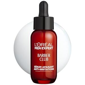 L'Oréal Men Expert Barber Club Sérum Apaisant Anti-Irritations Barbe & Après-Rasage Apaise et Hydrate Absorption Rapide À l'Huile Essentielle de Bois de Cèdre Enrichi en Panthénol 30 ml - Publicité L'Oréal Men Expert Barber Club Sérum Apaisant Anti-Irritations Barbe & Après-Rasage Apaise et Hydrate Absorption Rapide À l'Huile Essentielle de Bois de Cèdre Enrichi en Panthénol 30 ml - Publicité