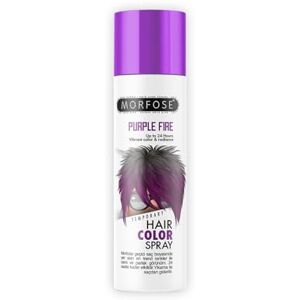 MORFOSE Purple Fire Temporary Hair Color Spray 150ml Spray teinture capillaire temporaire Couleurs tendance et éclatantes avec tenue jusqu'à 24 heures, facile à enlever au lavage. Publicité MORFOSE Purple Fire Temporary Hair Color Spray 150ml Spray teinture capillaire temporaire Couleurs tendance et éclatantes avec tenue jusqu'à 24 heures, facile à enlever au lavage. Publicité