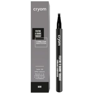 Cryom Feutre à barbe Trident, combleur et densificateur de barbe, maquillage semi permanent pour hommes, sèche instantanément, tenue 24H. N°01 : NOIR - Publicité Cryom Feutre à barbe Trident, combleur et densificateur de barbe, maquillage semi permanent pour hommes, sèche instantanément, tenue 24H. N°01 : NOIR - Publicité