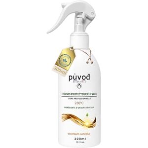 puvod essentials PUVOD Spray Thermo Protecteur Cheveux 300ml – Protection Chaleur 230°C – Anti Frisottis – Spray Lissant à la Kératine – Soin Sans Rinçage pour Brushing, Lisseur & Sèche-Cheveux – Protection UV Expert - Publicité puvod essentials PUVOD Spray Thermo Protecteur Cheveux 300ml – Protection Chaleur 230°C – Anti Frisottis – Spray Lissant à la Kératine – Soin Sans Rinçage pour Brushing, Lisseur & Sèche-Cheveux – Protection UV Expert - Publicité