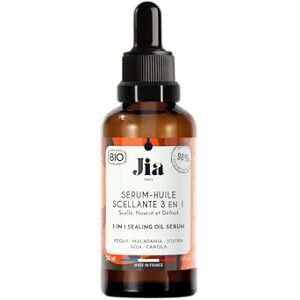 JIA PARIS – Sérum Huile Scellante 3 en 1-50ml – Cheveux ondulés, bouclés, frisés et crépus – Anti-frisottis, brillance naturelle & hydratation – Vegan, Made in France - Publicité JIA PARIS – Sérum Huile Scellante 3 en 1-50ml – Cheveux ondulés, bouclés, frisés et crépus – Anti-frisottis, brillance naturelle & hydratation – Vegan, Made in France - Publicité