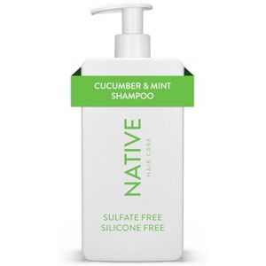 Native Shampooing Volumisant Concombre & Menthe Tous Types de Cheveux, Colorés & Traités, Fins à Secs Abîmés, Sans Sulfates, Sans Silicones & Sans Colorants (487 ml) - Publicité Native Shampooing Volumisant Concombre & Menthe Tous Types de Cheveux, Colorés & Traités, Fins à Secs Abîmés, Sans Sulfates, Sans Silicones & Sans Colorants (487 ml) - Publicité