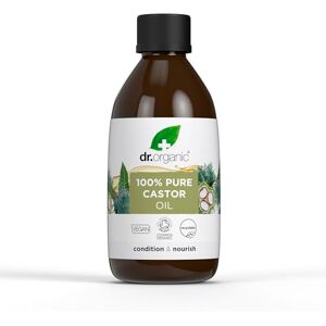 Huile de Ricin Dr. Organic - 250ml - Bio, Pur, Multi-usage - Publicité Huile de Ricin Dr. Organic - 250ml - Bio, Pur, Multi-usage - Publicité