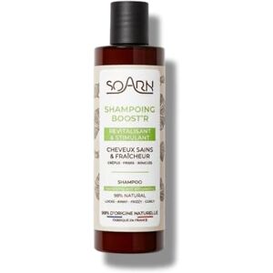 Soarn – Shampoing FRAICH'R Olive Menthe Poivrée – 250ml – Cheveux crépus, frisés, bouclés – Shampoing Fortifiant Sans Sulfate – 98% d'origine naturelle - Publicité Soarn – Shampoing FRAICH'R Olive Menthe Poivrée – 250ml – Cheveux crépus, frisés, bouclés – Shampoing Fortifiant Sans Sulfate – 98% d'origine naturelle - Publicité