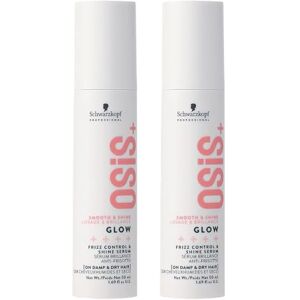 Schwarzkopf Professional OSiS Glow Sérum Anti Frisottis Brillance Sans Silicone Protection Thermique Pour Cheveux Ternes Rêches Facilite Le Coiffage Léger 50 ml lot de 2 - Publicité Schwarzkopf Professional OSiS Glow Sérum Anti Frisottis Brillance Sans Silicone Protection Thermique Pour Cheveux Ternes Rêches Facilite Le Coiffage Léger 50 ml lot de 2 - Publicité