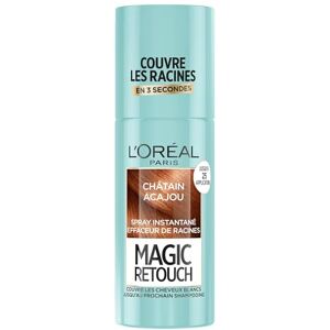 L'Oreal Paris L’ORÉAL PARIS Spray Instantané Correcteur de Racines & Cheveux Blancs Hommes & Femmes Magic Retouch Acajou 75ml - Publicité L'Oreal Paris L’ORÉAL PARIS Spray Instantané Correcteur de Racines & Cheveux Blancs Hommes & Femmes Magic Retouch Acajou 75ml - Publicité