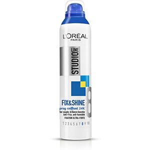 Garnier L’ORÉAL PARIS Studio Line Fix & Shine Spray Coiffant Fixation Ultra Forte Tenue Jusqu'à 24h Hommes & Femmes 150 ml - Publicité Garnier L’ORÉAL PARIS Studio Line Fix & Shine Spray Coiffant Fixation Ultra Forte Tenue Jusqu'à 24h Hommes & Femmes 150 ml - Publicité