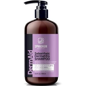 Sphagnum Botanicals Shampoing Contre La Dermatite Séborrhéique – Tourbe Pour Traitement Du Cuir Chevelu Sec, Prurigineux Et Floconneux. Aide Aussi À Traiter Pellicules, Psoriasis Et Eczéma. 400 ml - Publicité Sphagnum Botanicals Shampoing Contre La Dermatite Séborrhéique – Tourbe Pour Traitement Du Cuir Chevelu Sec, Prurigineux Et Floconneux. Aide Aussi À Traiter Pellicules, Psoriasis Et Eczéma. 400 ml - Publicité