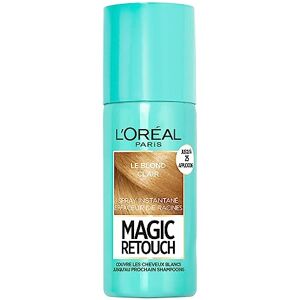 L'Oreal Paris L'Oréal Paris Spray Instantané Correcteur de Racines & Cheveux Blancs, Magic Retouch, Blond Clair, 75 ml, Lot de 3 - Publicité L'Oreal Paris L'Oréal Paris Spray Instantané Correcteur de Racines & Cheveux Blancs, Magic Retouch, Blond Clair, 75 ml, Lot de 3 - Publicité