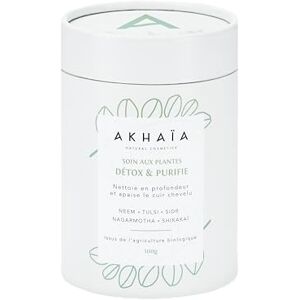 Akhaïa Natural Cosmetics Akhaïa Cosmetics Masque détox cuir chevelu Soins cheveux anti-pellicules & démangeaisons du cuir chevelu - Publicité Akhaïa Natural Cosmetics Akhaïa Cosmetics Masque détox cuir chevelu Soins cheveux anti-pellicules & démangeaisons du cuir chevelu - Publicité