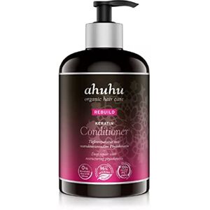 ahuhu REBUILD Après-shampoing kératine XXL (500 ml) – Après-shampoing à la phytokératine végétale, répare, protège et régénère les cheveux, cheveux abîmés, cassants, colorés ou permanentés - Publicité ahuhu REBUILD Après-shampoing kératine XXL (500 ml) – Après-shampoing à la phytokératine végétale, répare, protège et régénère les cheveux, cheveux abîmés, cassants, colorés ou permanentés - Publicité