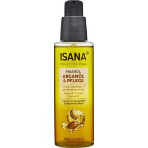 ISANA Professional Huile capillaire Huile d'argan & soin, Flacon de 100 ml Cheveux abîmés & secs Huile de soin contient de l'huile d'argan & de tournesol - Publicité ISANA Professional Huile capillaire Huile d'argan & soin, Flacon de 100 ml Cheveux abîmés & secs Huile de soin contient de l'huile d'argan & de tournesol - Publicité