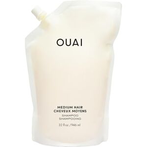 OUAI Recharge de shampooing moyen – Shampooing hydratant à l'huile de noix de coco, babassu, extrait de kumquat et kératine – Renforce, nourrit et ajoute de la brillance – Soin des cheveux sans - Publicité OUAI Recharge de shampooing moyen – Shampooing hydratant à l'huile de noix de coco, babassu, extrait de kumquat et kératine – Renforce, nourrit et ajoute de la brillance – Soin des cheveux sans - Publicité