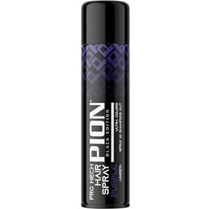 PION Black Edition Pro Mech Purple Spray Colorant Temporaire pour Cheveux 150 ml Couleurs Ultra Vives, Semi-Permanent Violet, Vaporisateur, Unisexe, pour Usage Domestique et Quotidien - Publicité PION Black Edition Pro Mech Purple Spray Colorant Temporaire pour Cheveux 150 ml Couleurs Ultra Vives, Semi-Permanent Violet, Vaporisateur, Unisexe, pour Usage Domestique et Quotidien - Publicité