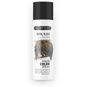 MORFOSE Royal Black Temporary Hair Color Spray 150ml – Spray teinture capillaire temporaire Couleurs tendances et éclatantes avec tenue jusqu'à 24 heures, facile à enlever au lavage - Publicité MORFOSE Royal Black Temporary Hair Color Spray 150ml – Spray teinture capillaire temporaire Couleurs tendances et éclatantes avec tenue jusqu'à 24 heures, facile à enlever au lavage - Publicité