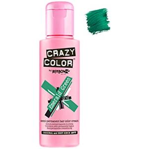 Crazy Color Emerald Green 5 Coloration Semi-Permanent des Cheveux - Publicité Crazy Color Emerald Green 5 Coloration Semi-Permanent des Cheveux - Publicité
