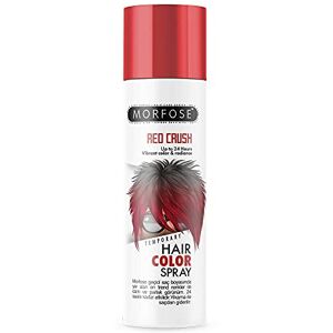 MORFOSE Red Crush Temporary Hair Color Spray 150ml Spray teinture capillaire temporaire Couleurs tendance et éclatantes avec tenue jusqu'à 24 heures, facile à enlever au lavage. Publicité MORFOSE Red Crush Temporary Hair Color Spray 150ml Spray teinture capillaire temporaire Couleurs tendance et éclatantes avec tenue jusqu'à 24 heures, facile à enlever au lavage. Publicité