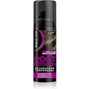 Syoss Root Retouch Coloration Temporaire Spray Brun Foncé 120 ml Retouche Cheveux Blancs et Repousse Résistant à la Pluie et à la Sueur, Jusqu'à 40 Applications - Publicité Syoss Root Retouch Coloration Temporaire Spray Brun Foncé 120 ml Retouche Cheveux Blancs et Repousse Résistant à la Pluie et à la Sueur, Jusqu'à 40 Applications - Publicité