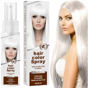 Raqqvy Spray Couleur Pour Cheveux Pourpre,Spray Colorant Cheveux,Laque Temporaire Colorée Pour Cheveux,Spray Colorant Capillaire Lavable à Usage Unique Pour Fête Cosplay Halloween,Coloration Rapide (Blanc) - Publicité Raqqvy Spray Couleur Pour Cheveux Pourpre,Spray Colorant Cheveux,Laque Temporaire Colorée Pour Cheveux,Spray Colorant Capillaire Lavable à Usage Unique Pour Fête Cosplay Halloween,Coloration Rapide (Blanc) - Publicité