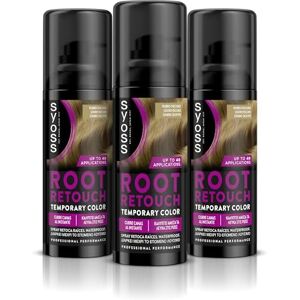 Syoss Root Retouch Retoca Retoca Temporaire Blond Foncé (1 x 120 ml), retouche pour cheveux et cheveux à couverture instantanée, coloration temporaire de cheveux, lot de 3 - Publicité Syoss Root Retouch Retoca Retoca Temporaire Blond Foncé (1 x 120 ml), retouche pour cheveux et cheveux à couverture instantanée, coloration temporaire de cheveux, lot de 3 - Publicité